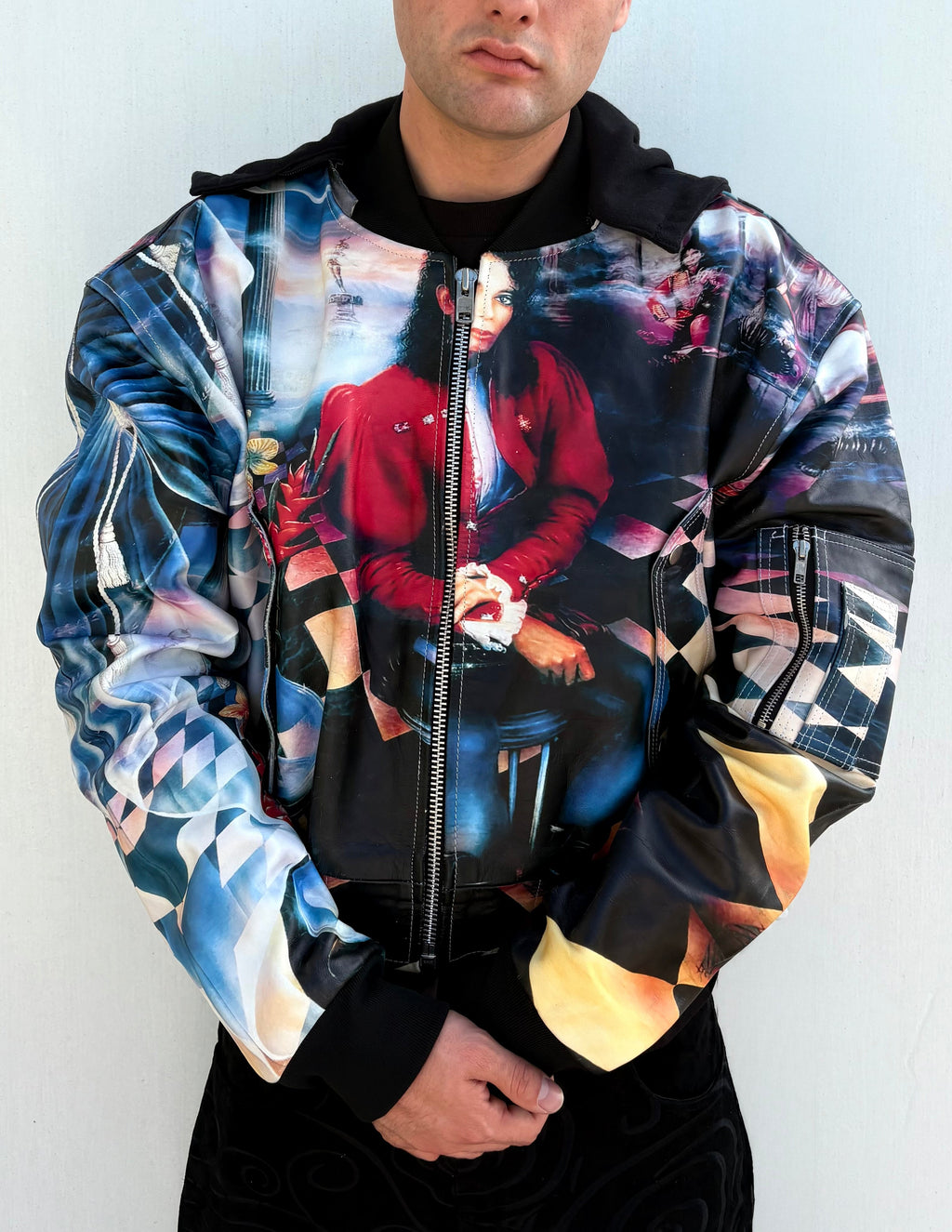 JSA® The Book Leather Bomber